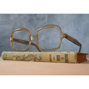 Vintage 1960s Eyeglasses SJ Frame France NOS Retro Grandma Chic Pop Art